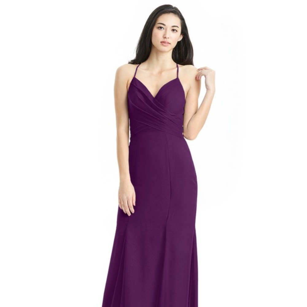 Azazie Grape Bridesmaids Dress